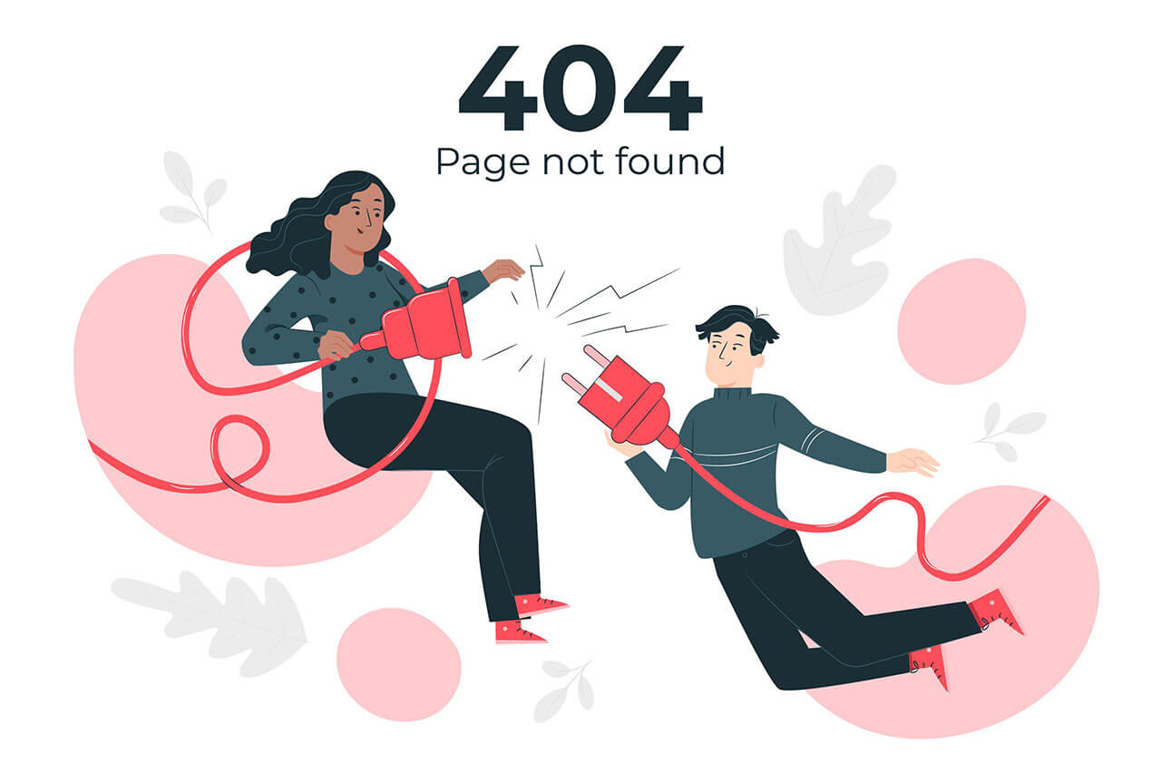 404 Page Not Found Image